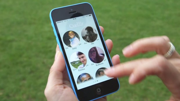 Cuddlr is a new app that allows people to hook up for cuddles. (YouTube)