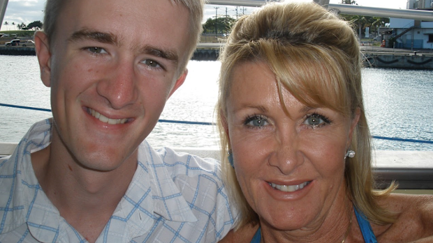 Robbie with her son Scott.