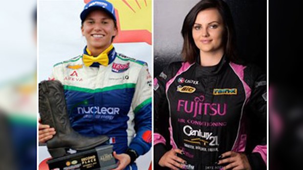 Simona de Silvestro (L) and Renee Gracie. (Supplied)