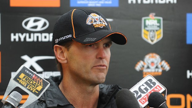 Outgoing Wests Tigers' coach Mick Potter. (AAP)