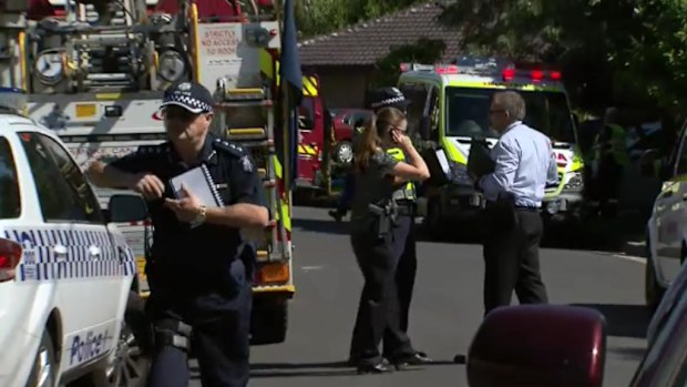 Police are investigating after a body was found in the debris of a Melbourne house fire. (9NEWS)
