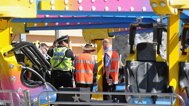 The eight-year-old girl died when she was thrown from the ride in 2014. (AAP)
