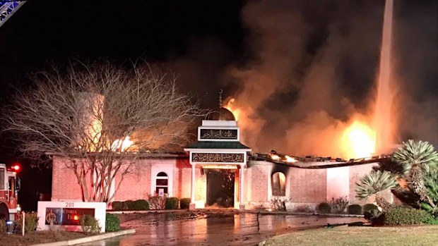 The cause of the fire is being investigated by police. (Victoria Islamic Centre)