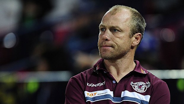 Geoff Toovey in action when he was coach of Manly.