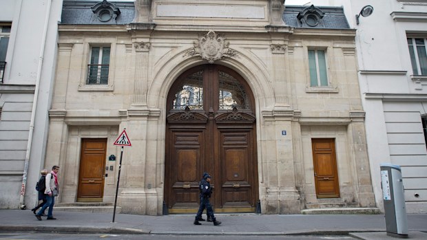 Exterior view of the Google headquarters in Paris, France. (AAP)