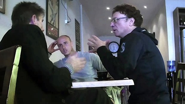 Nino Napoli (right) allegedly asked his cousin Luigi Squillacioti to bill his Customer Training and Consulting Pty Ltd "a couple of thousand" for his toupee. (AAP)
