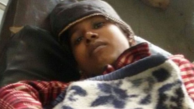 The boy's mother fainted while in the toilet. (Supplied)