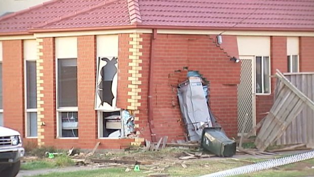 Police were called to the Ballarat Road, Deer Park, scene last night. (9NEWS)