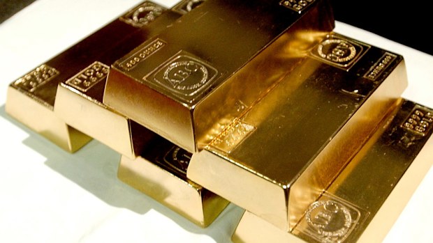Gold bullion. (AFP)