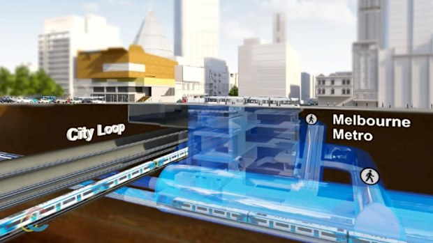 The new CBD North station will be connected to the Melbourne Central station, allowing passengers to change between the City Loop and Melbourne Metro Tunnel. (Victorian Government)