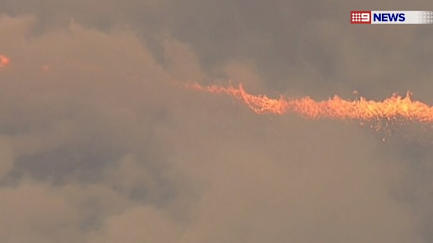 Fire near Somerville. (9NEWS)