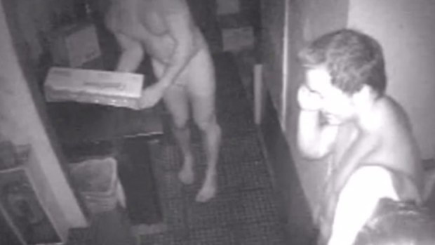 Bare burglars: naked thieves caught on camera in Florida raid .