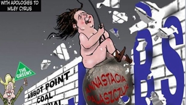 Palaszczuk's cartoon. (Supplied)