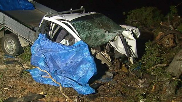 A man has been killed after crashing into a tree on a South Australian highway. (9NEWS)