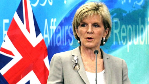 Foreign Minister Julie Bishop has been in Baghdad for talks with Iraqi officials. (AAP)