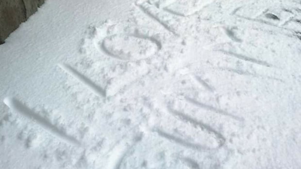 "Summer snow" has dusted Victoria's high country. (Facebook)
