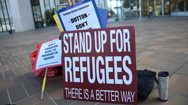 Hundreds of asylum-seekers families face being returned to Nauru after the High Court rejected a legal challenge to Australia's offshore immigration detention regime. (AAP)