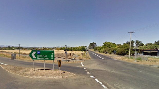 The 12-year-old girl was caught speeding on Illawarra Road in the Tasmanian town of Perth. (Google Maps)