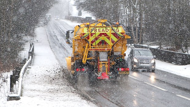 Gales caused around 10 percent of flights to be scrapped at London Heathrow Airport. (AAP)