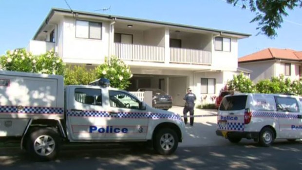 Police investigate the shooting just two days before Christmas. (9NEWS)