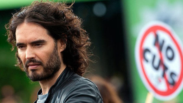 Russell Brand refused to comment on reports he will run as mayor of London. (AAP)