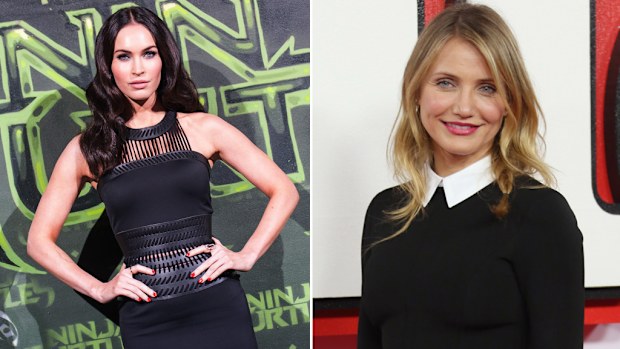Megan Fox and Cameron Diaz. (AAP)