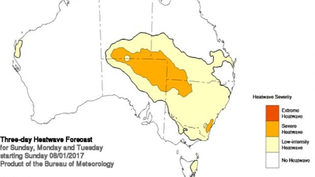 Scorching temperatures are expected to last for days in New South Wales. (Bureau of Meteorology)