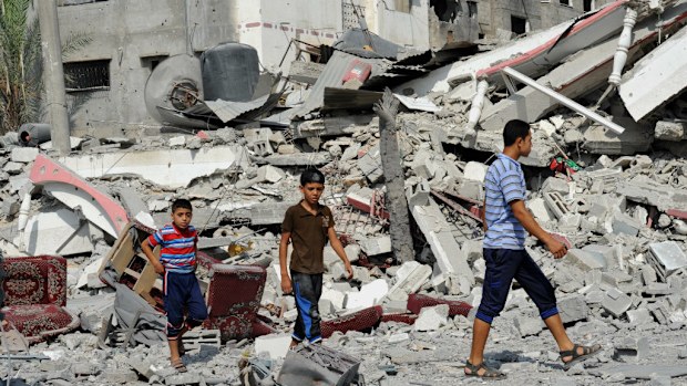 The Palestinian government has claimed the latest violence in Gaza has cost Palestine between $4 and $6 billion. (Getty)