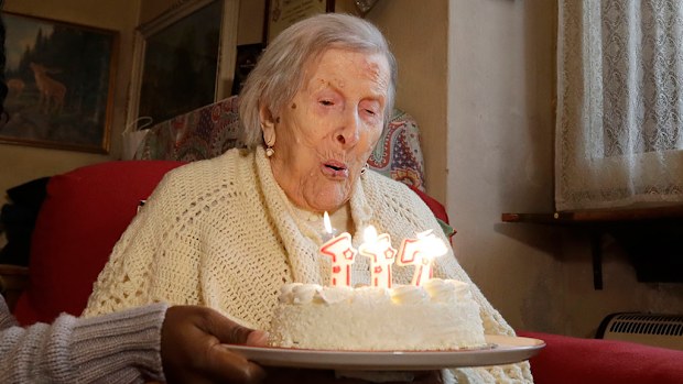 Emma Morano is believed to be the last surviving person born in the 19th century. (AAP)