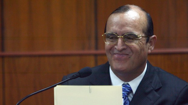 A fortune in treasure that was owned by former Peru spymaster Vladimiro Montesinos is going up for auction. (Getty)