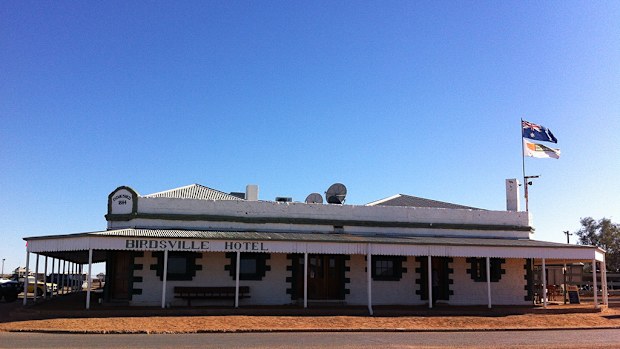 The town of Birdsville could be set to break its maximum temperature record, which was set last week. (AAP)