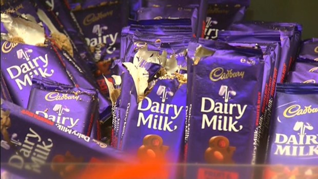 A gunshot ripped through the chocolate stand. (9NEWS)