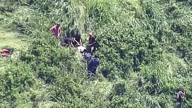 A woman has been injured in a paragliding accident on the Gold Coast. (9NEWS)