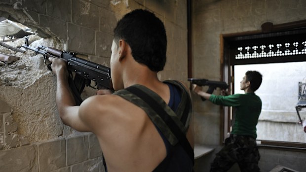 Islamic State fighters have left scores dead in their latest push into Syria. (Getty)