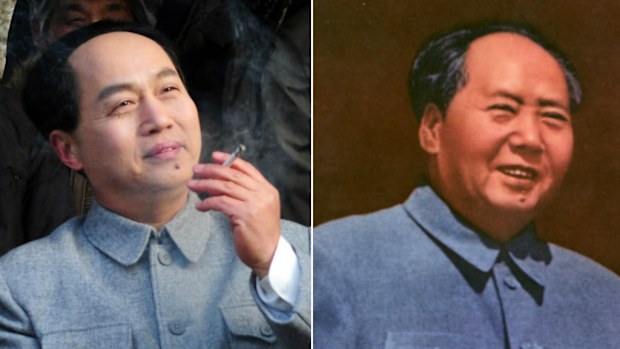 Actor Xu Ruilin is getting a lot of roles based on his resemblance to former Chinese dictator, Chairman Mao Zedong. (Getty)