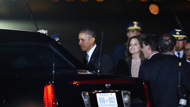 Current US President Barack Obama has arrived in Lima, Peru. (AFP)
