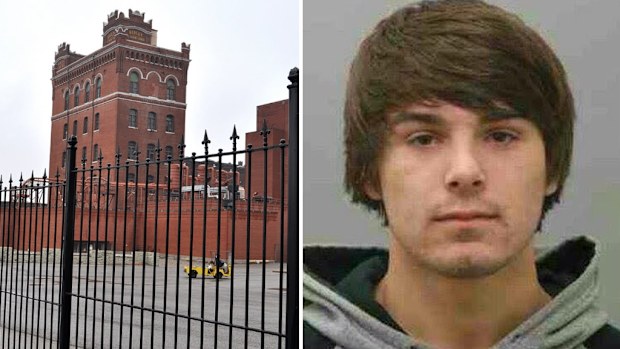 The Budweiser brewery (left), and Bud Weisser's Facebook mugshot. 