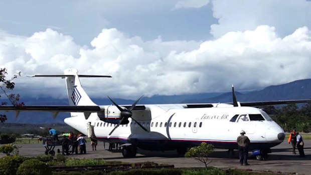 The Trigana Airlines ATR 42 plane was carrying 54 people.