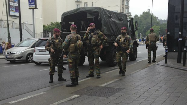 The arrest sparked a major operation. (AAP)