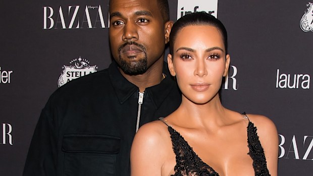 Kanye made sure that wife Kim was rewarded with an epic 'push' present. Image: Getty.