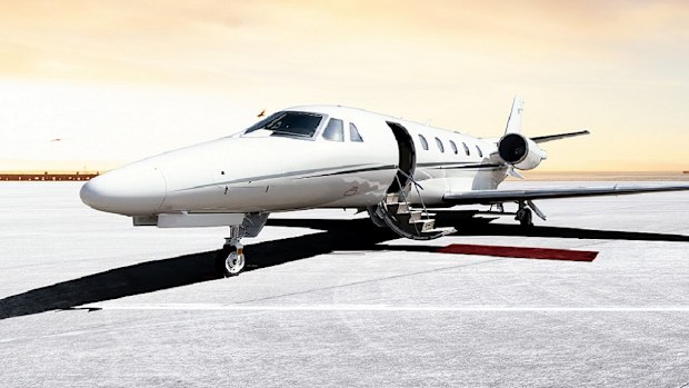 The group planned to board a helicopter and continue on to a villa.