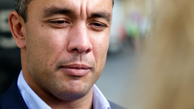 Daniel Kerr outside court. (AAP)
