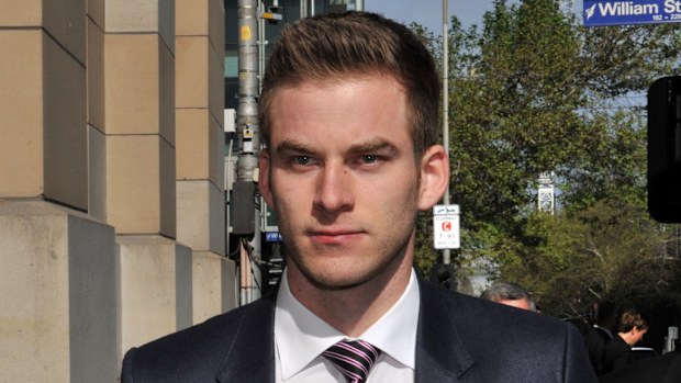 Lukas Kamay outside the Supreme Court in Melbourne last year. (AAP)