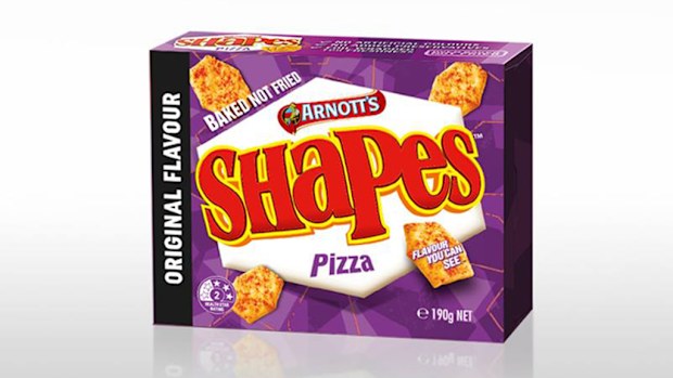 The original Pizza Shapes are returning. (Arnott's Shapes)