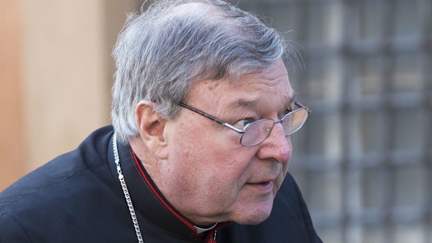 Australian Cardinal George Pell arrives at the Vatican. (AAP)