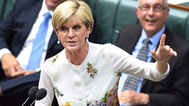 Julie Bishop has announced an extra $30 million to fight disease. (AAP)