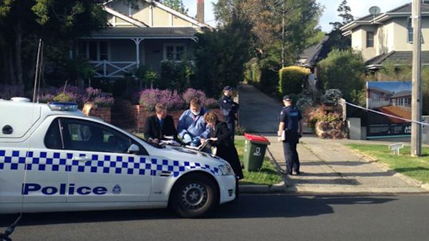 Police at the scene. (9NEWS)
