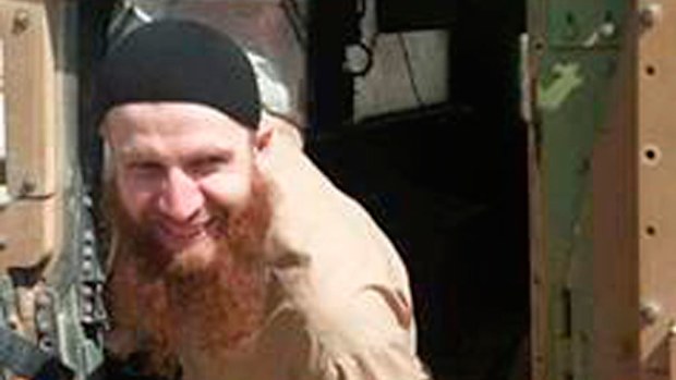 Omar al-Shishani appears regularly in the group's online videos. (AP)