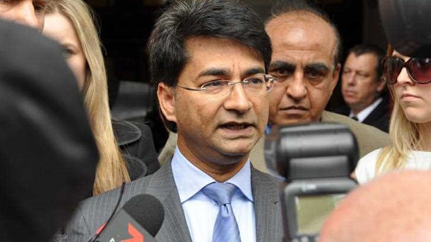 Perth barrister Lloyd Rayney pictured outside court. (9NEWS)