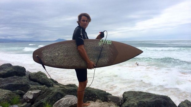 Chris Blowes lost his leg in a shark attack on Anzac Day this year. (Facebook)